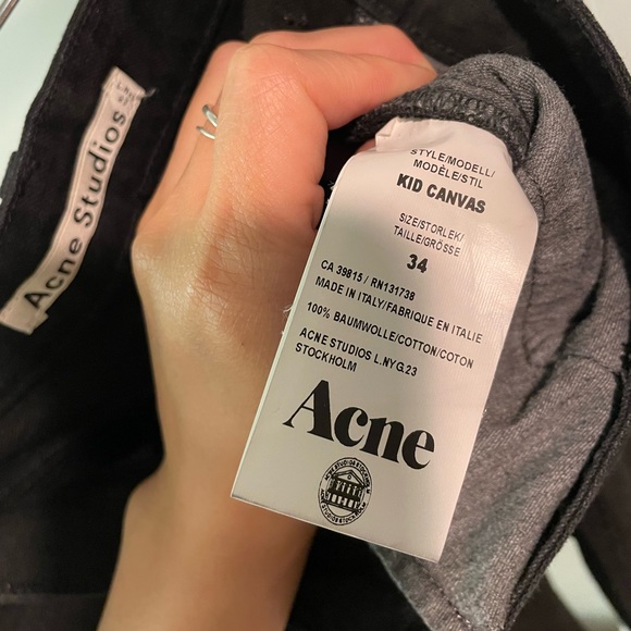 Acne Studios - Kid Cropped Trousers, size 34 - Picture 8 of 8